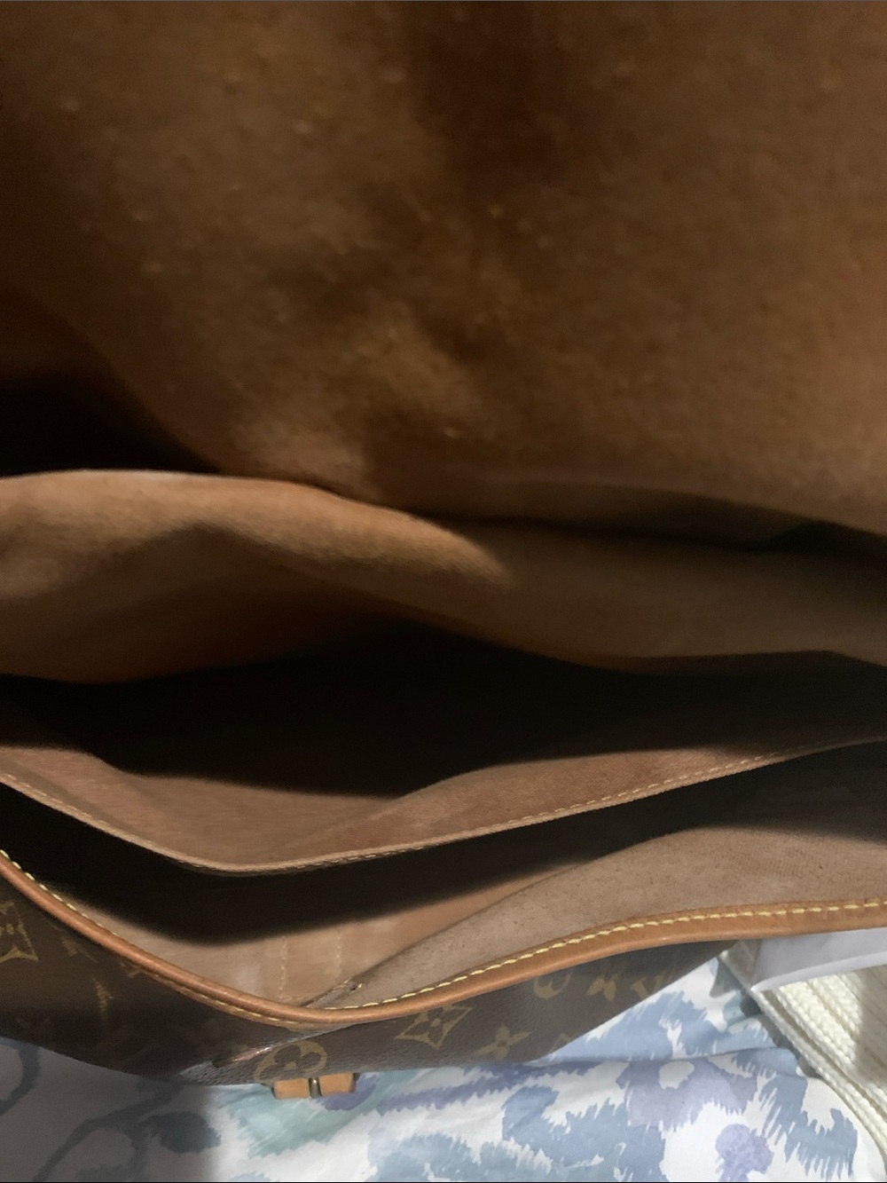 Louis Vuitton Brown Monogram Canvas Duffel with Tan Leather Trim and Straps - Picture 15 of 16